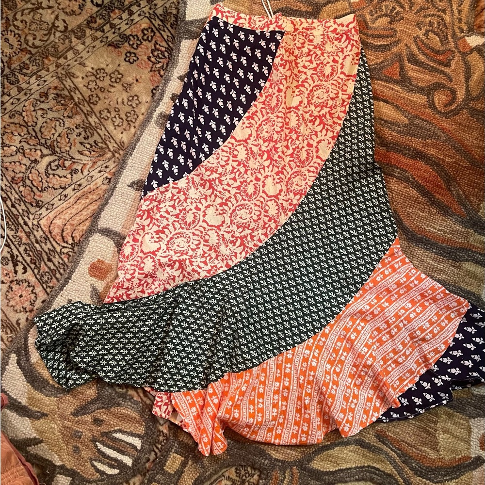 Free People Boho Maxi Skirt Size 6